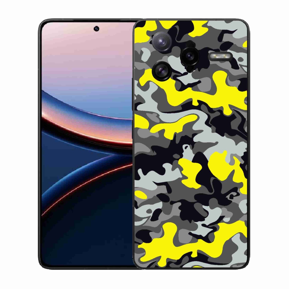 Gélový kryt mmCase na Xiaomi Poco F7 Ultra - maskáčový vzor 6
