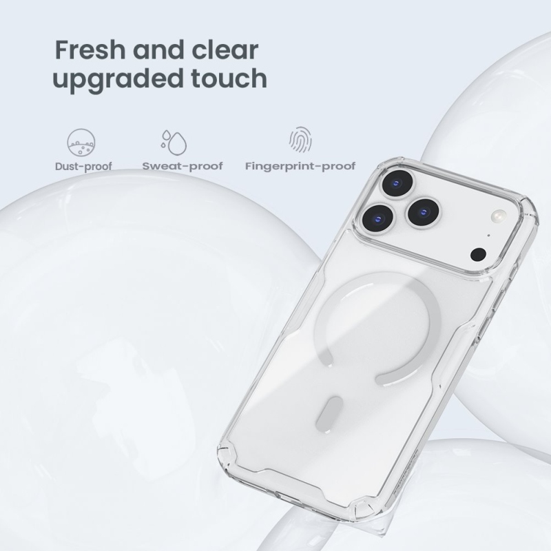 Nillkin Nature TPU PRO Magnetický kryt pre Apple iPhone 17 Pro Max Transparent