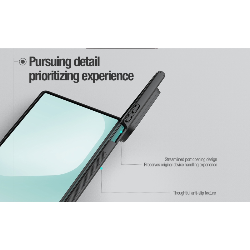 Nillkin Super Frosted FOLD Magnetic zadný kryt pre Samsung Galaxy Z Fold 8 Ultra Black