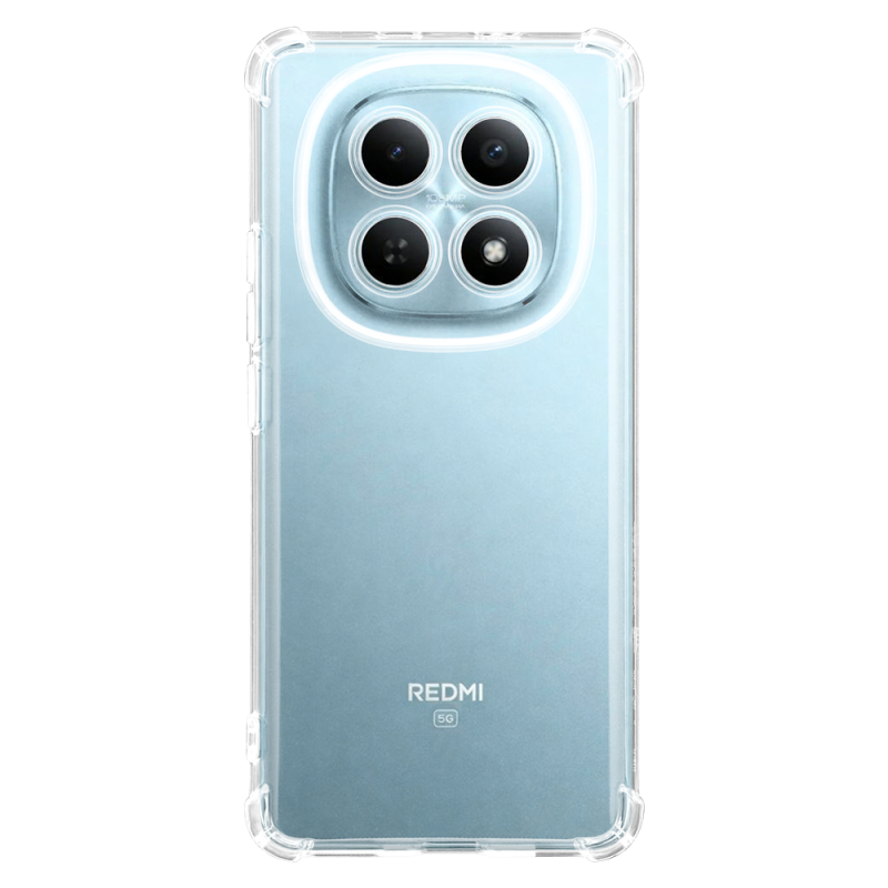Taktický kryt TPU Plyo pre Xiaomi Redmi Note 15 4G/5G Transparent