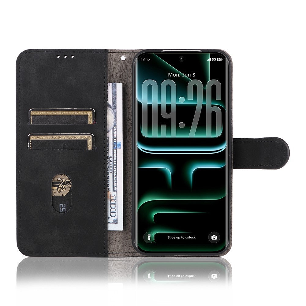 Feel knižkové púzdro na Infinix Note Edge 5G - čierne