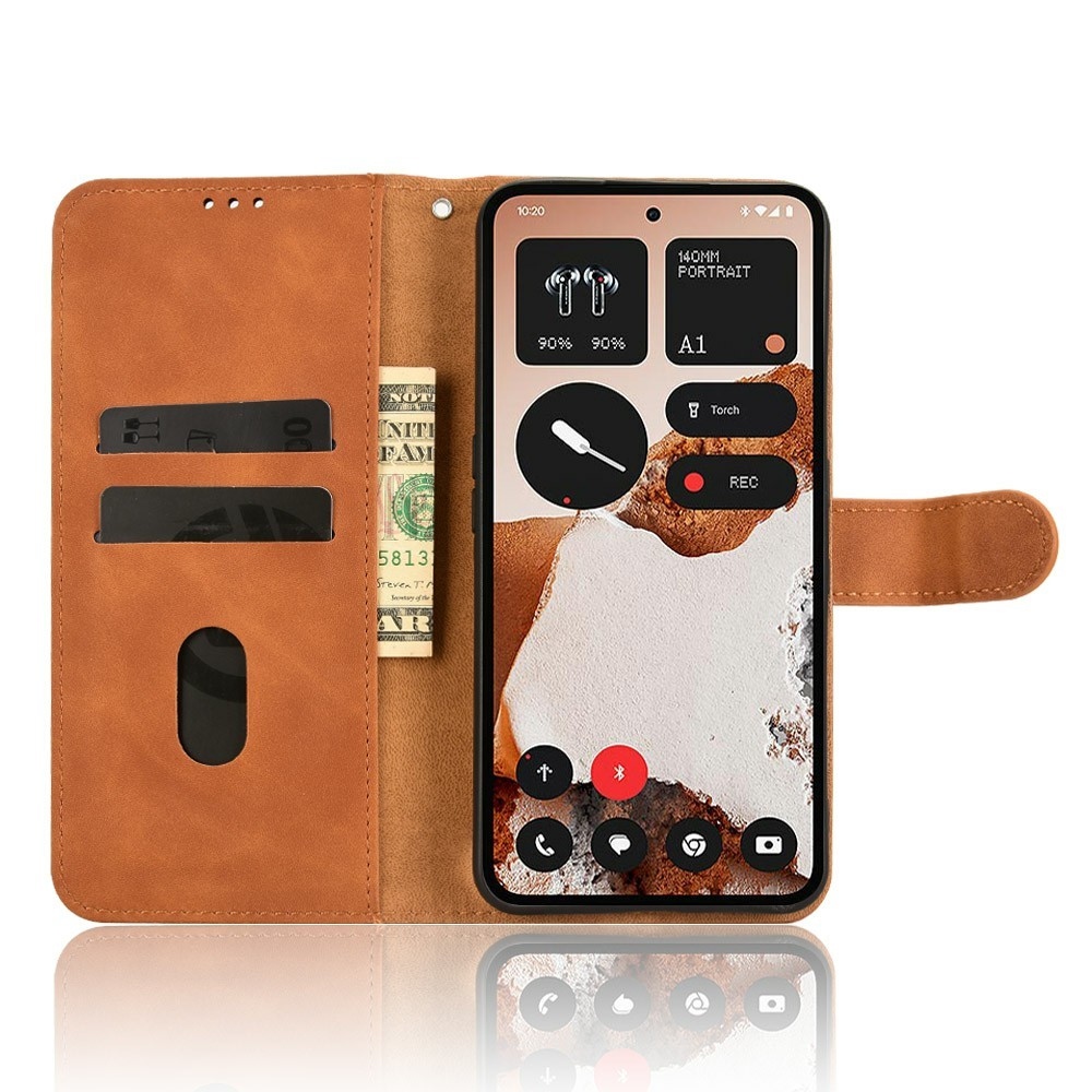 Feel knižkové púzdro na Nothing CMF Phone 2 Pro - hnedé