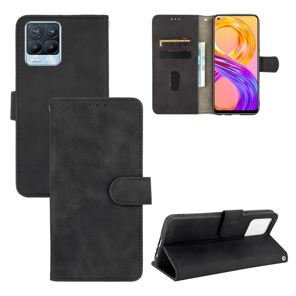 Feel knižkové púzdro na Realme 8/8 Pro - čierne