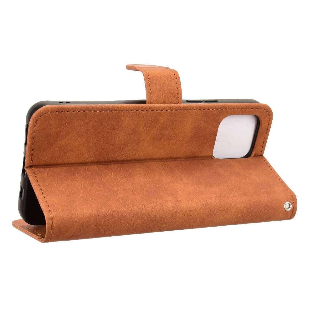 Feel knižkové púzdro na T-Mobile T Phone 3 Pro - hnedé