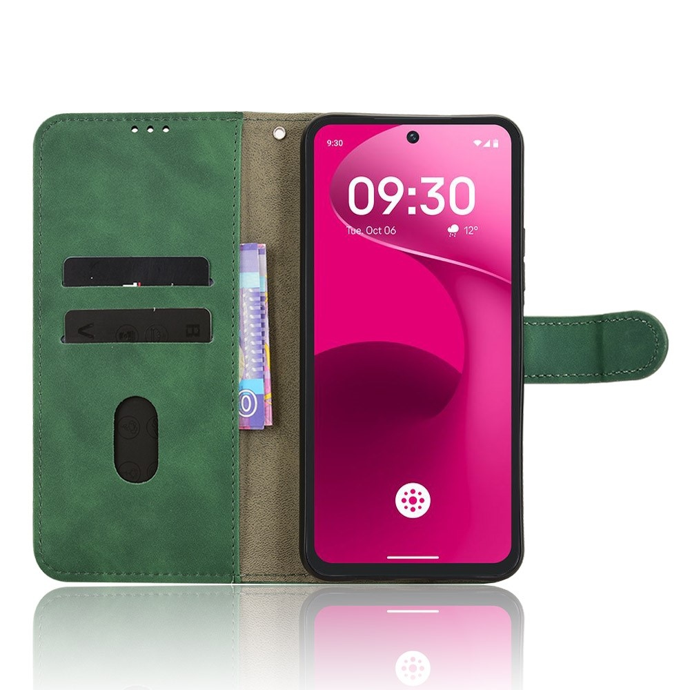 Feel knižkové púzdro na T-Mobile T Phone 3 Pro - zelené