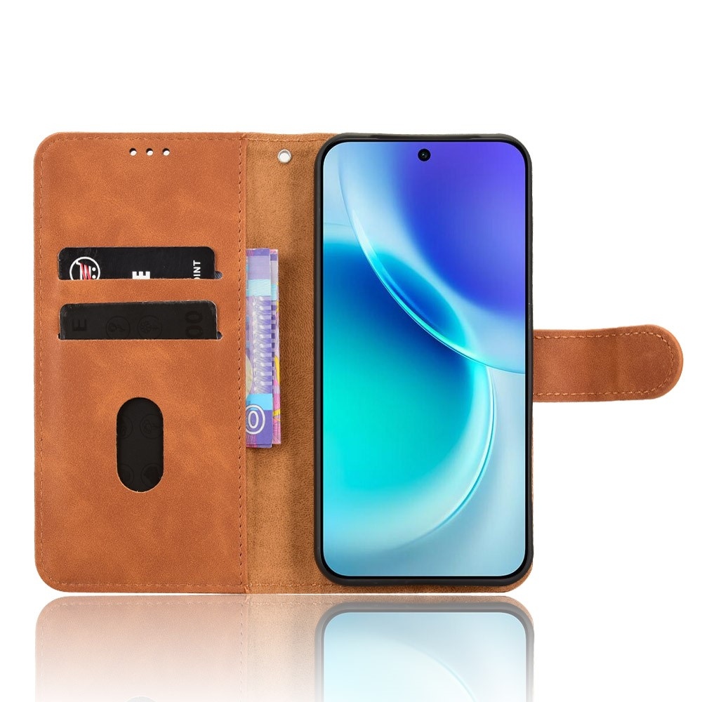 Feel knižkové puzdro na Vivo X300 5G - hnedé