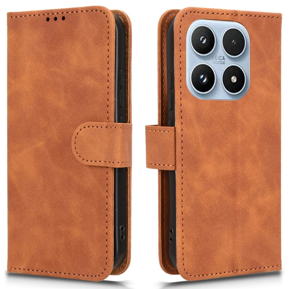 Feel knižkové púzdro na Xiaomi 17 - hnedé