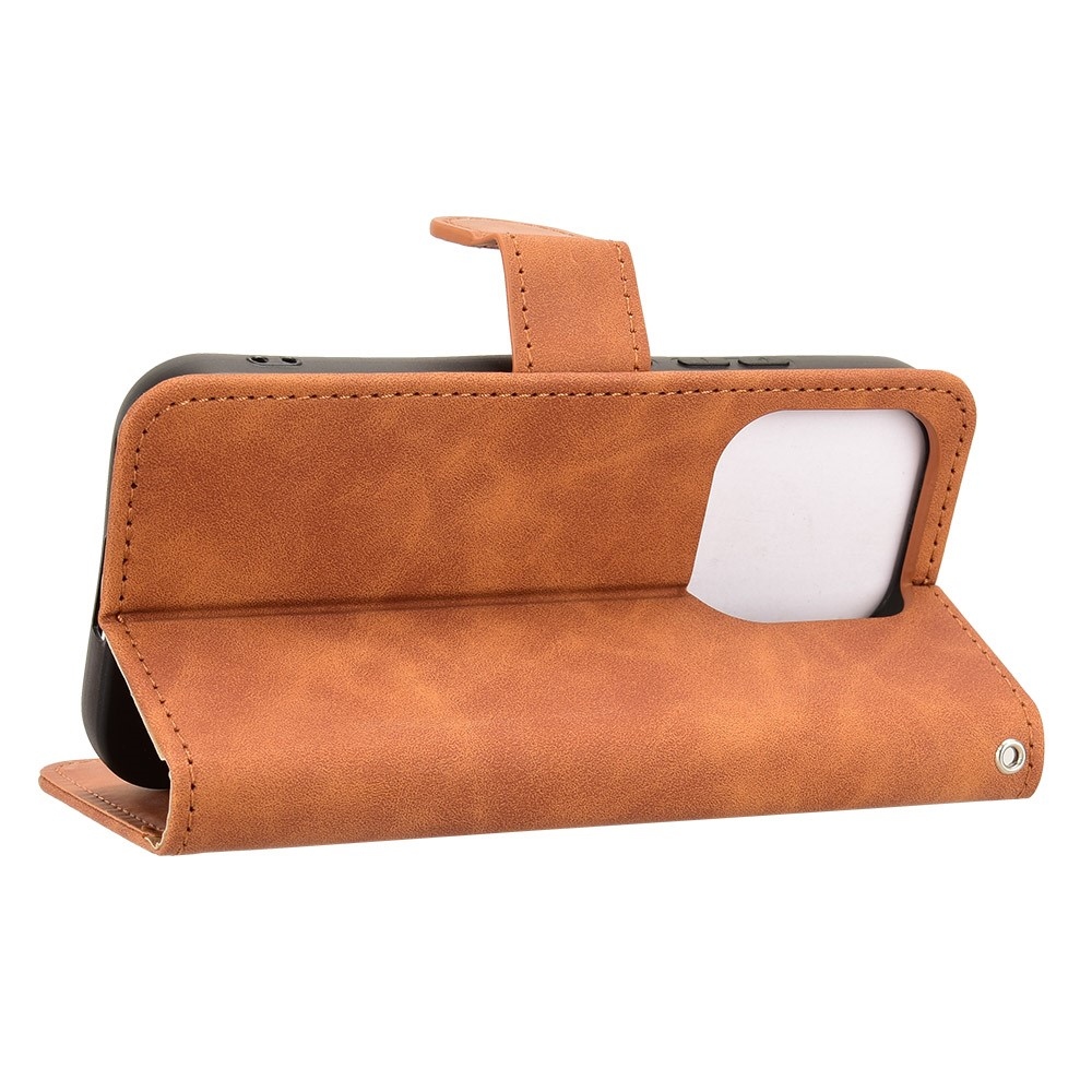 Feel knižkové púzdro na Xiaomi 17 - hnedé