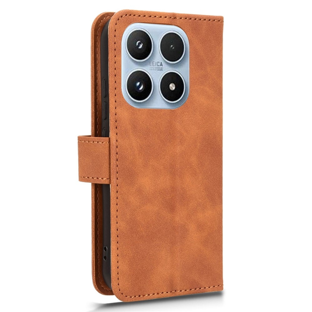 Feel knižkové púzdro na Xiaomi 17 - hnedé