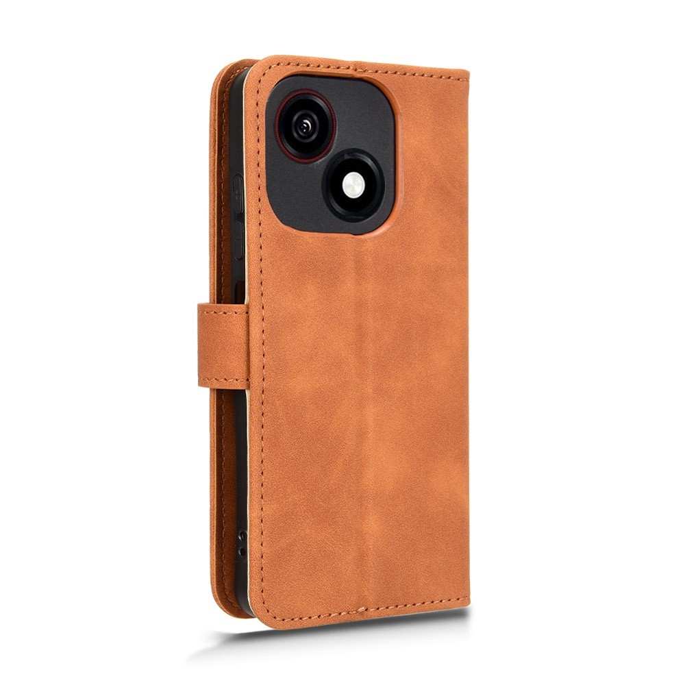 Feel knižkové puzdro na ZTE Blade A35e - hnedé
