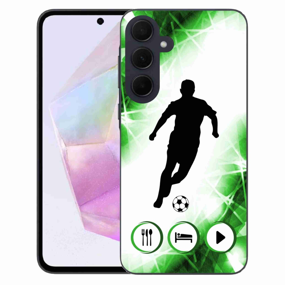 Gélový kryt mmCase na Samsung Galaxy A35 5G - futbalista