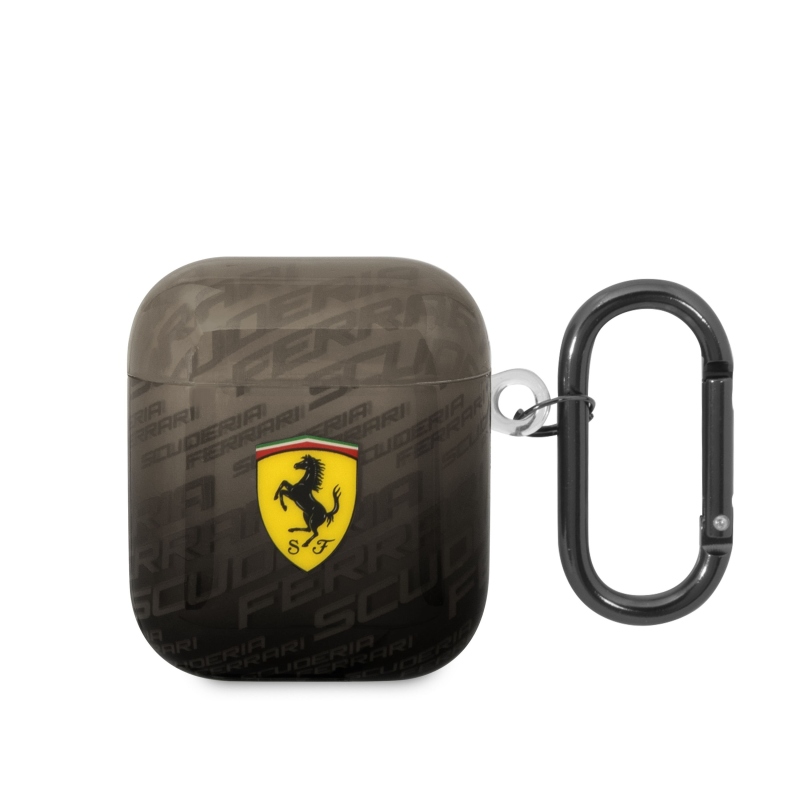 Ferrari Gradient Allover Puzdro pre Airpods 1/2 Black