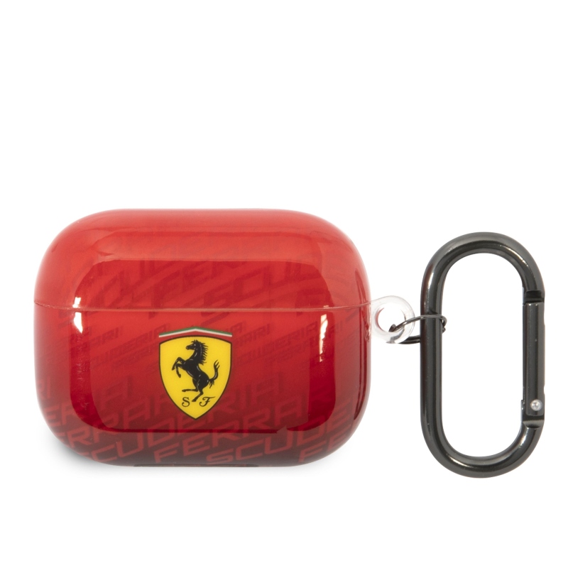Ferrari Gradient Allover Puzdro pre Airpods Pro Red