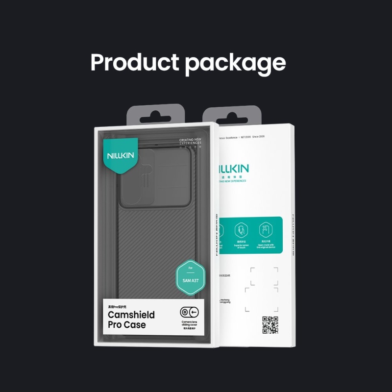 Nillkin CamShield PRO Zadný kryt pre Samsung Galaxy A37 Transparent Black