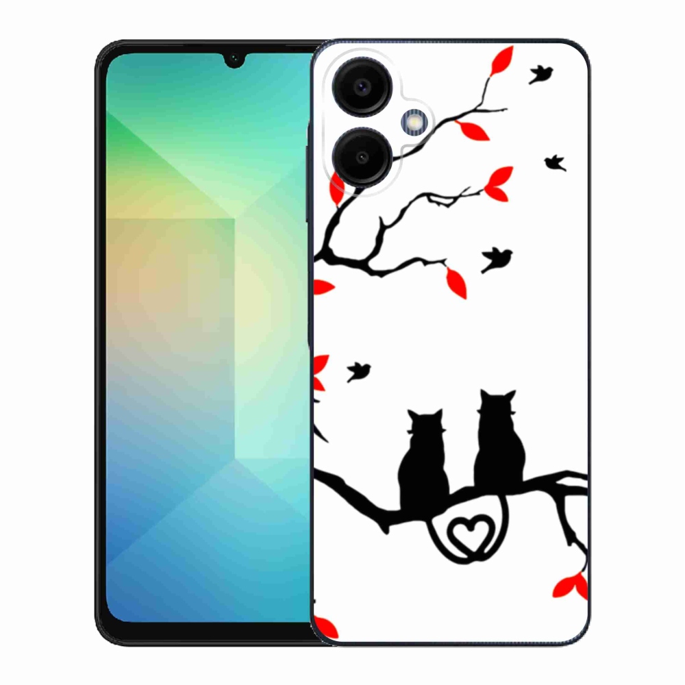 Gélový kryt mmCase na Samsung Galaxy A06 4G - mačacia láska