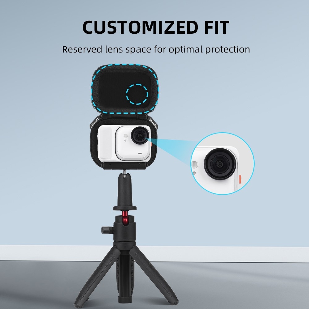 FLYMILE ochranné úložné púzdro pre Insta360 GO Ultra s karabínou