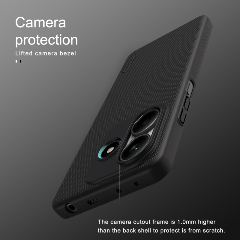 Nillkin Super Frosted Zadný Kryt pre Xiaomi Redmi Note 14 5G Peacock Blue