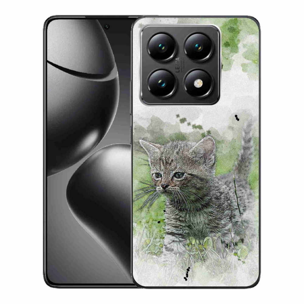 Gélový kryt mmCase na Xiaomi 14T - roztomilé mačiatko 1
