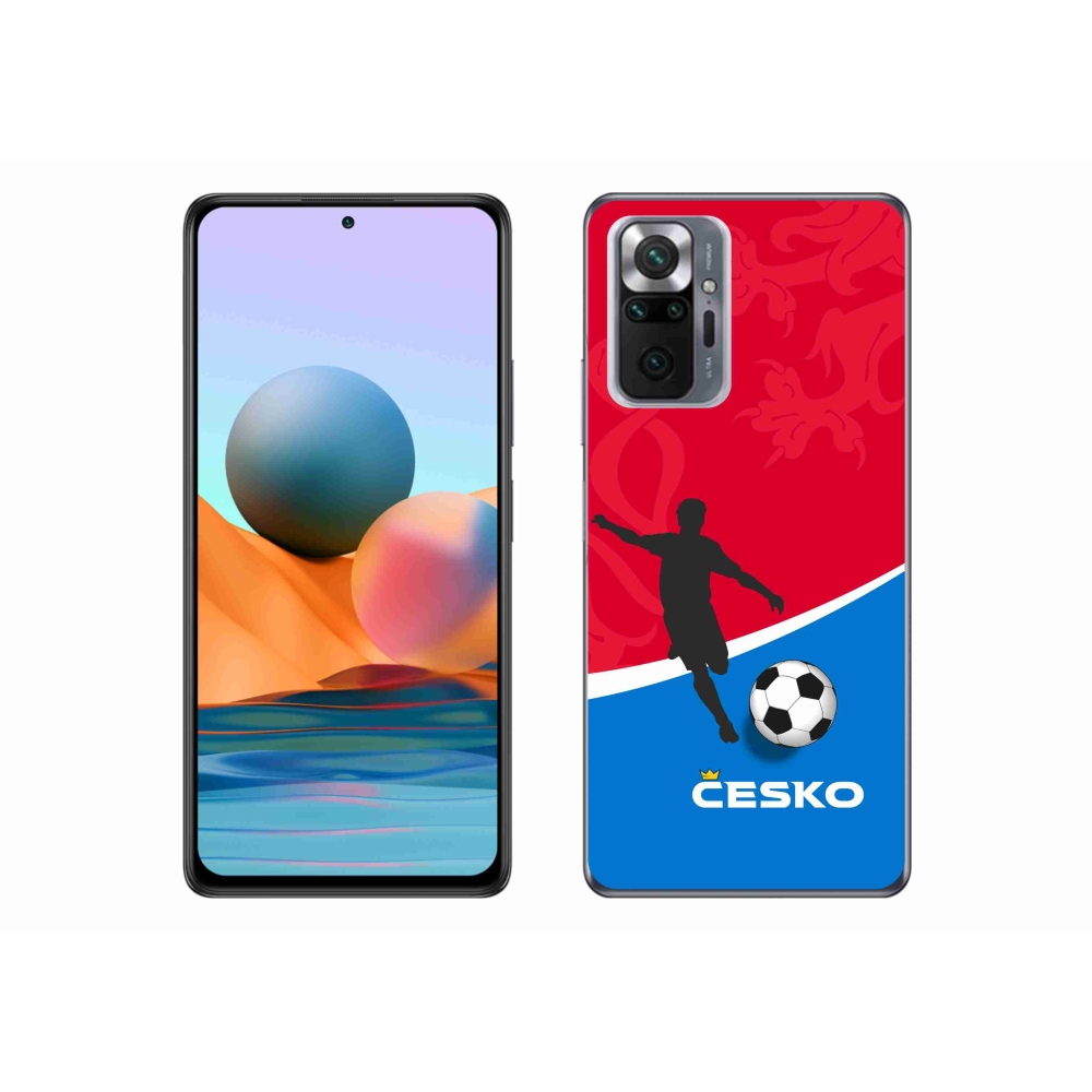 Gélový kryt mmCase na Xiaomi Redmi Note 10 Pro - futbal Česko