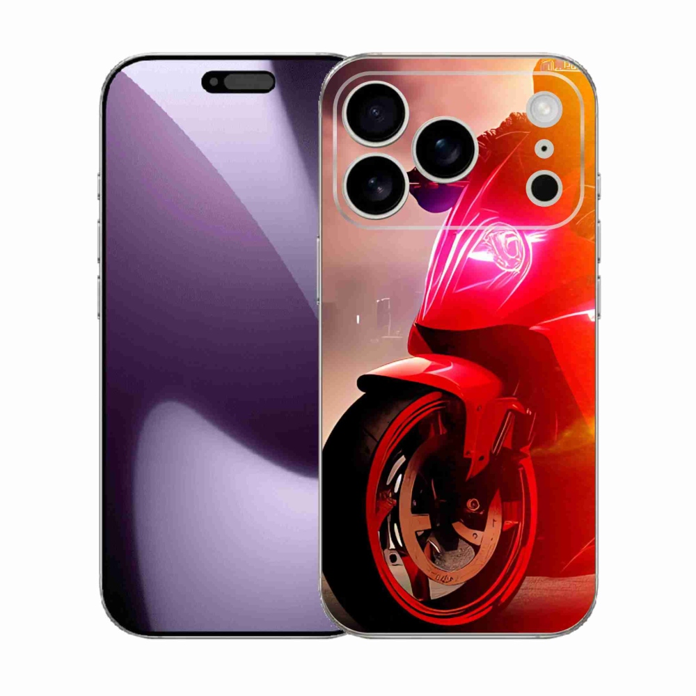 Gélový kryt mmCase na iPhone 17 Pro - motorka