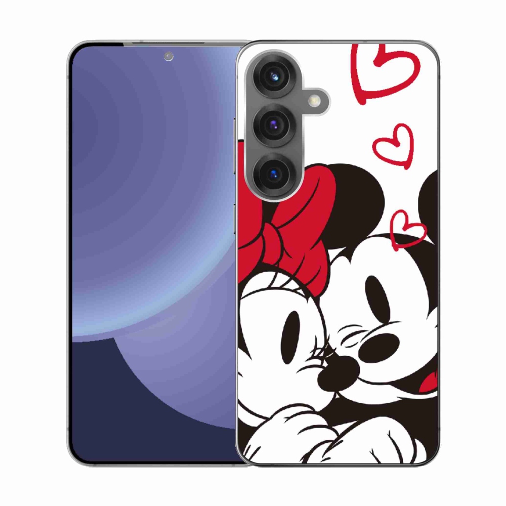 Gélový kryt mmCase na Samsung Galaxy S25 - minnie a mickey