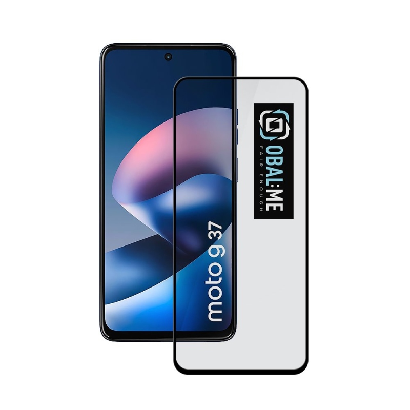 OBAL:ME 5D tvrdené sklo pre Motorola G37, čierne 