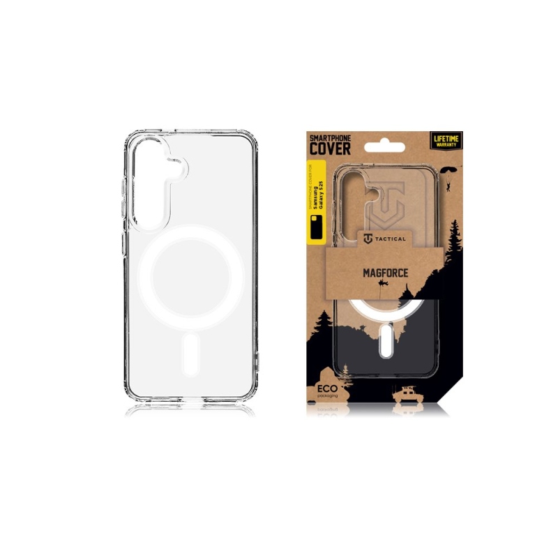 Tactical MagForce Kryt pre Samsung Galaxy S25 Transparent