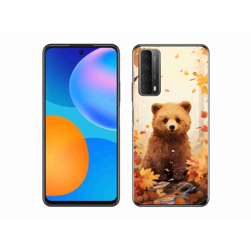 Gelový kryt mmCase na Huawei P Smart (2021) - medvěd v lese