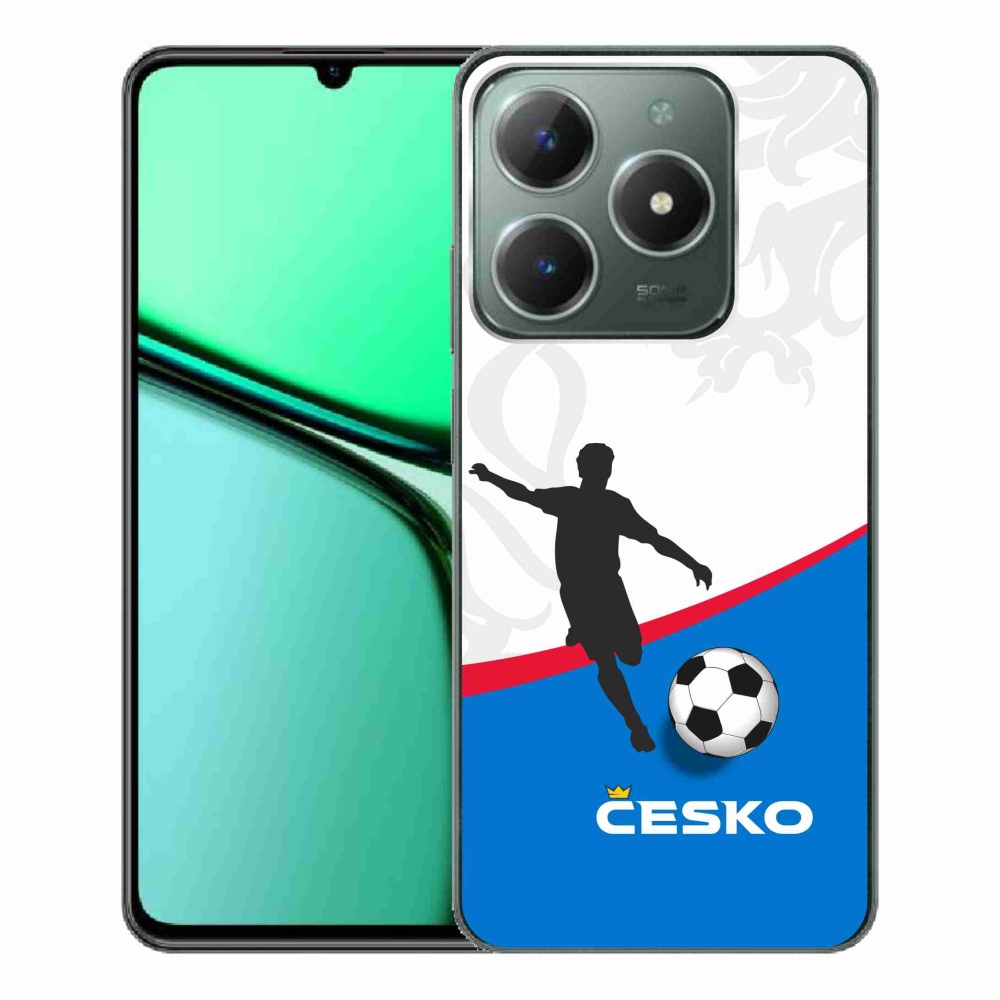 Gélový kryt mmCase na Realme C61 - futbal Česko 1