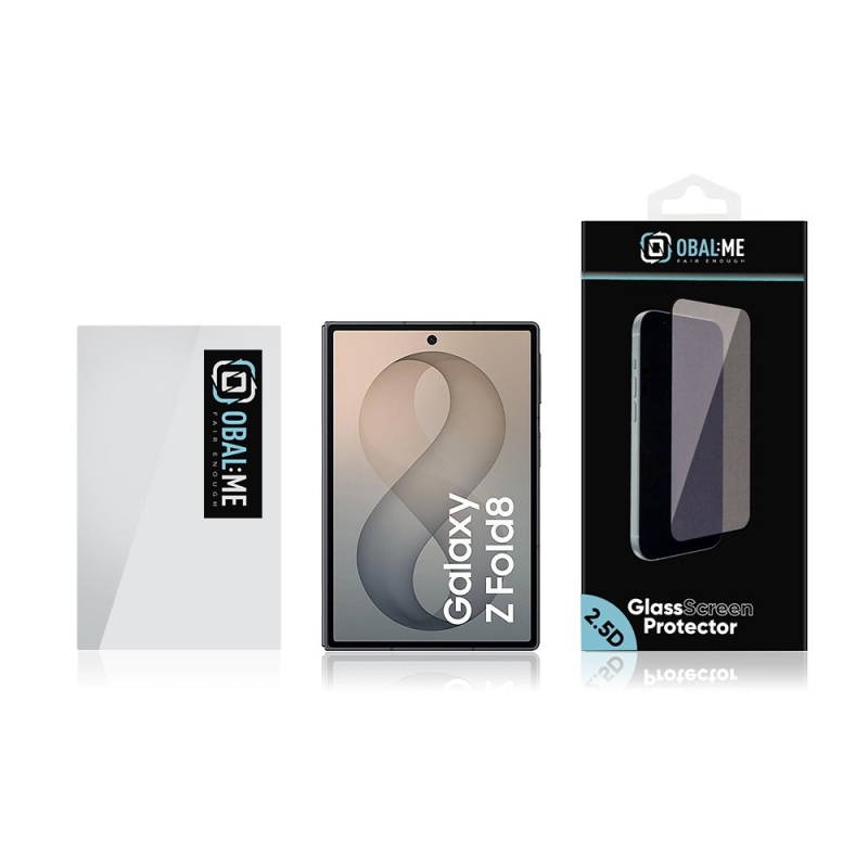 OBAL:ME 2.5D tvrdené sklo pre Samsung Galaxy Z Fold 8, priehľadné