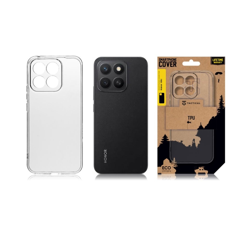 Tactical TPU Kryt pre Honor X8c Transparent