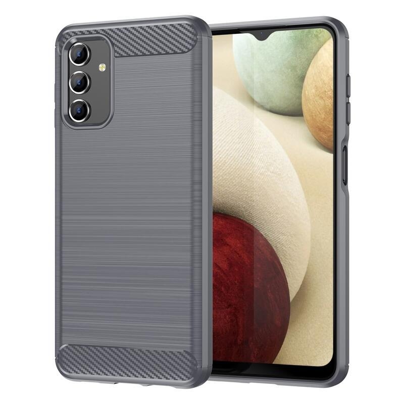 Carbon odolný gélový obal na mobil Samsung Galaxy A13 5G/Galaxy A04s (164.7 x 76.7 x 9.1 mm) - šedý