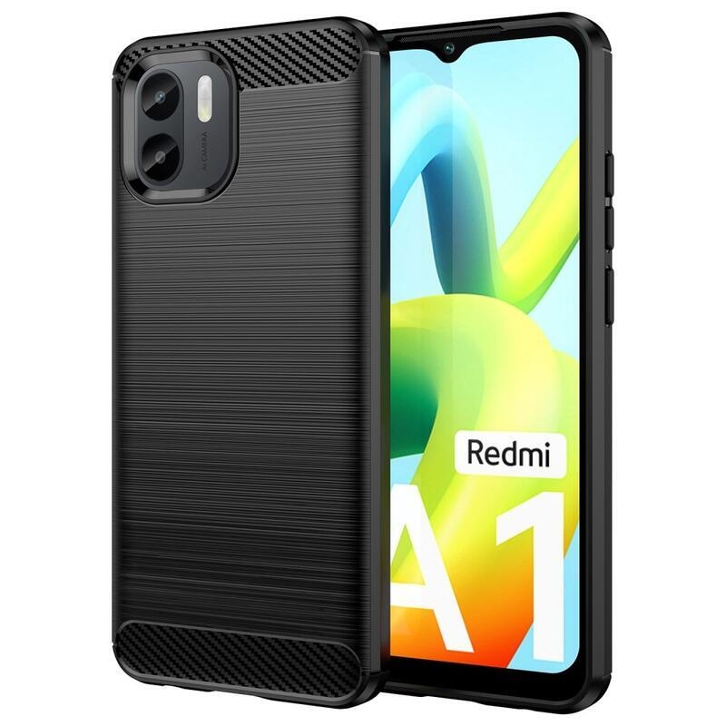 Fiber odolný gélový obal na mobil Xiaomi Redmi A1/Redmi A2 - čierny