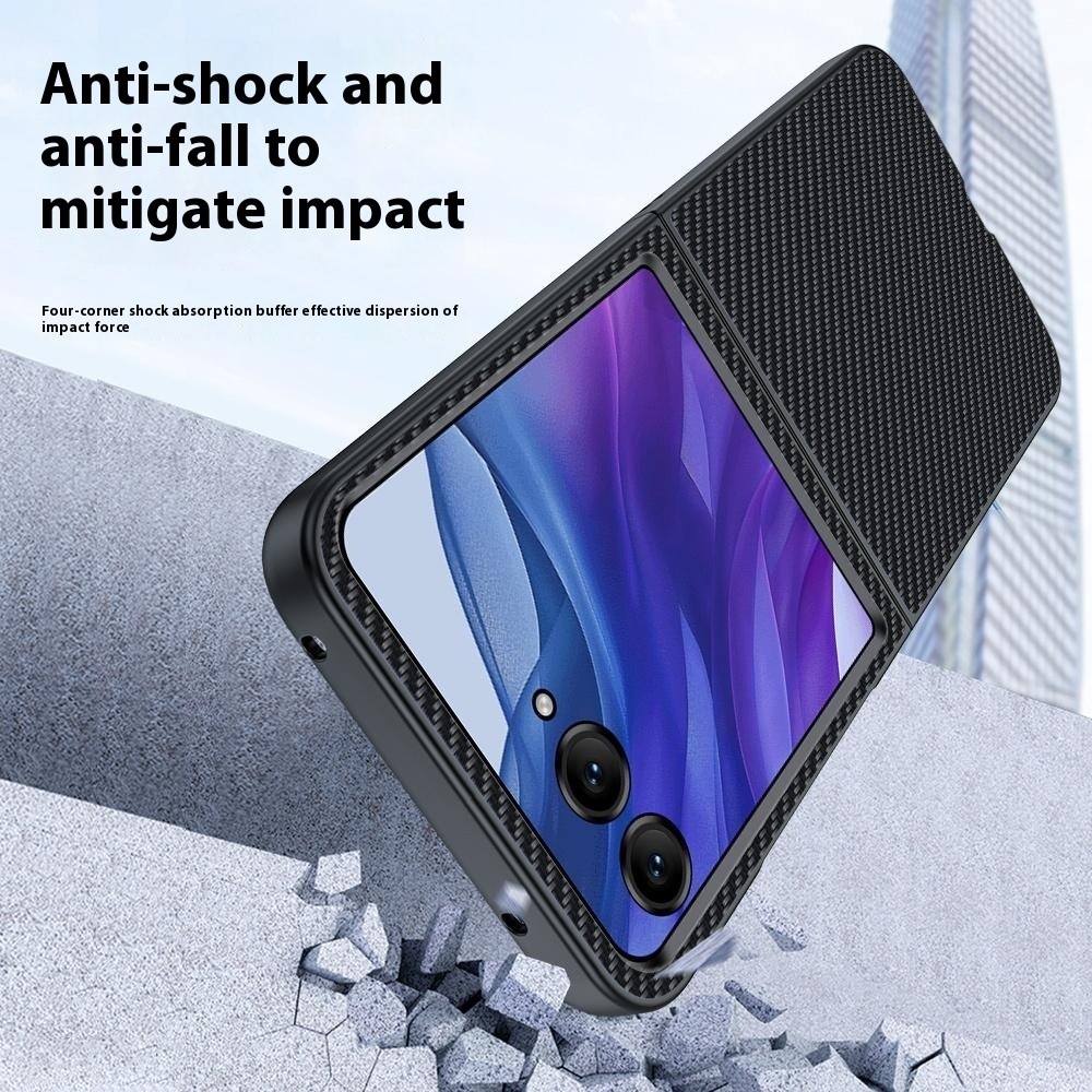 Fibers plastový kryt na mobil Motorola Razr 60 Ultra 5G - čierny