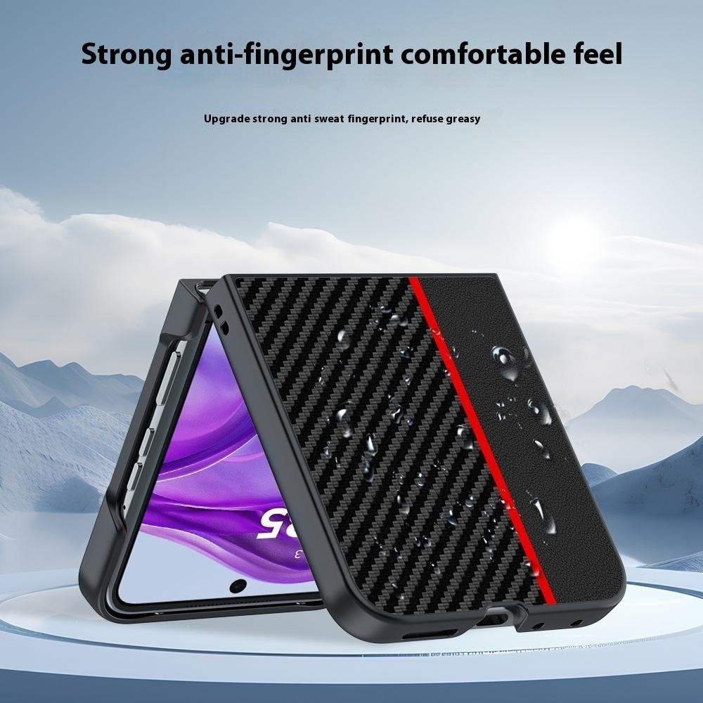 Fibers plastový kryt na mobil Motorola Razr 60 Ultra 5G - čierny/červený