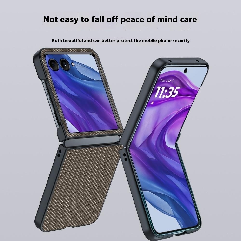 Fibers plastový kryt na mobil Motorola Razr 60 Ultra 5G - hnedý