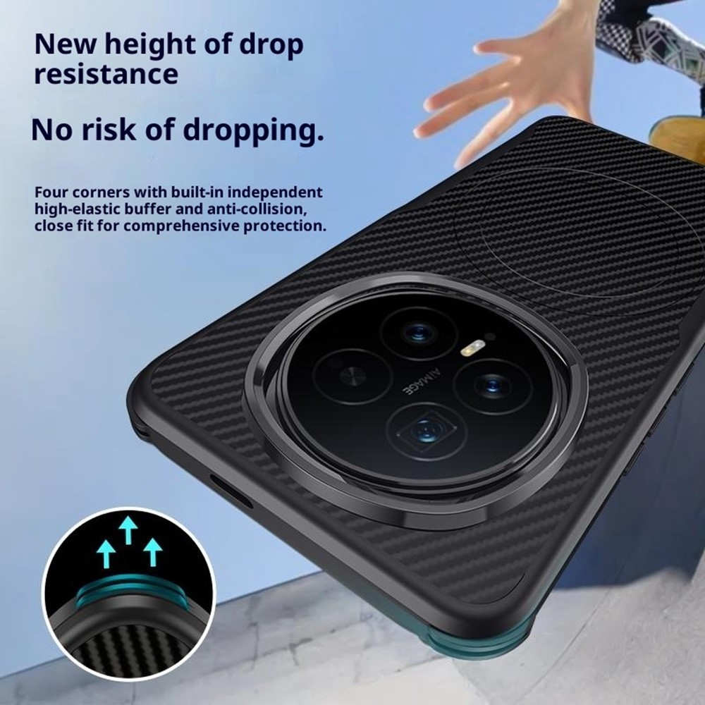 Fibery odolný kryt s MagSafe na Honor Magic 8 Pro 5G - čierny