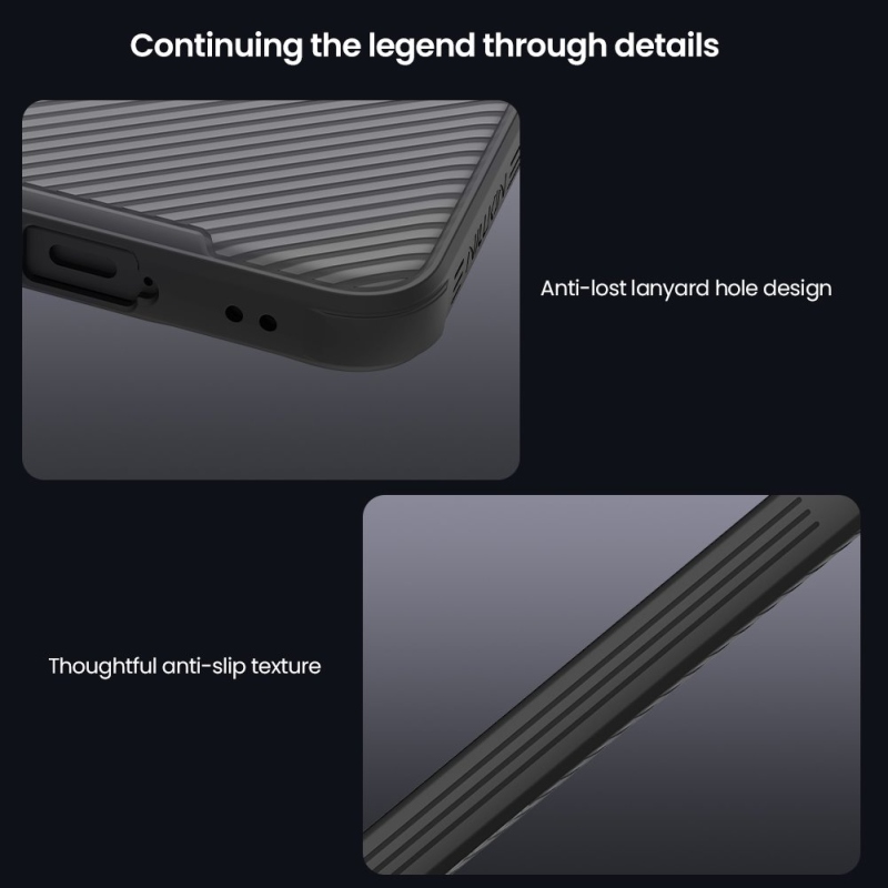 Nillkin CamShield PRO Magnetický zadný kryt pre Samsung Galaxy A57 Transparent Black