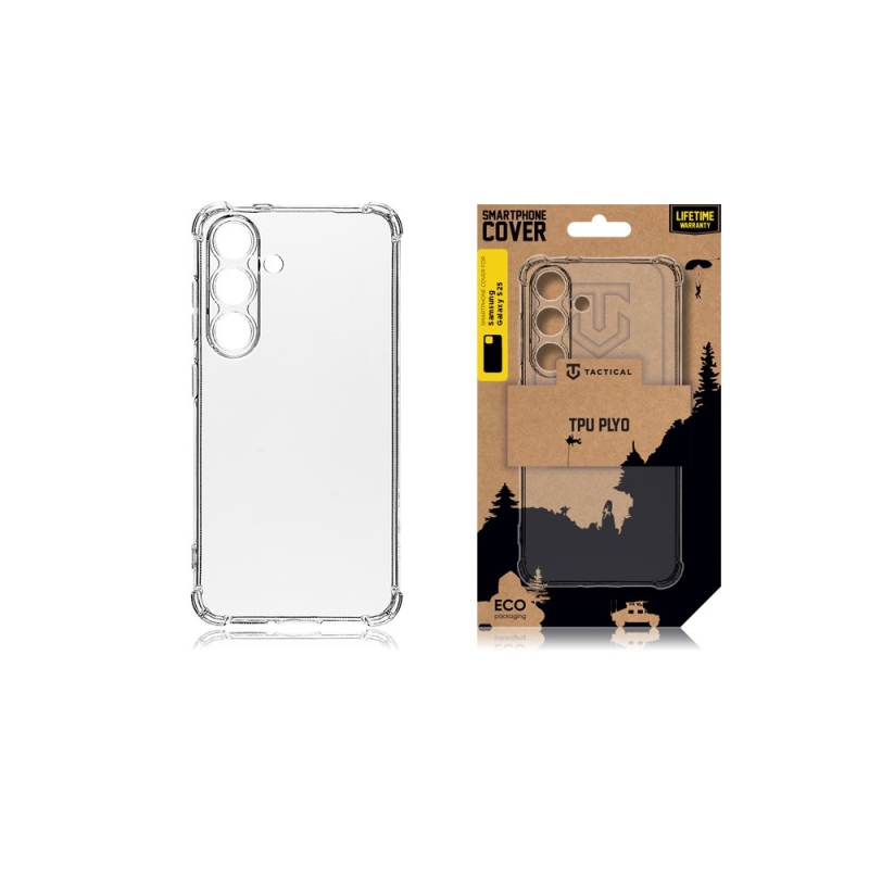 Tactical TPU Plyo Kryt pre Samsung Galaxy S25 Transparent