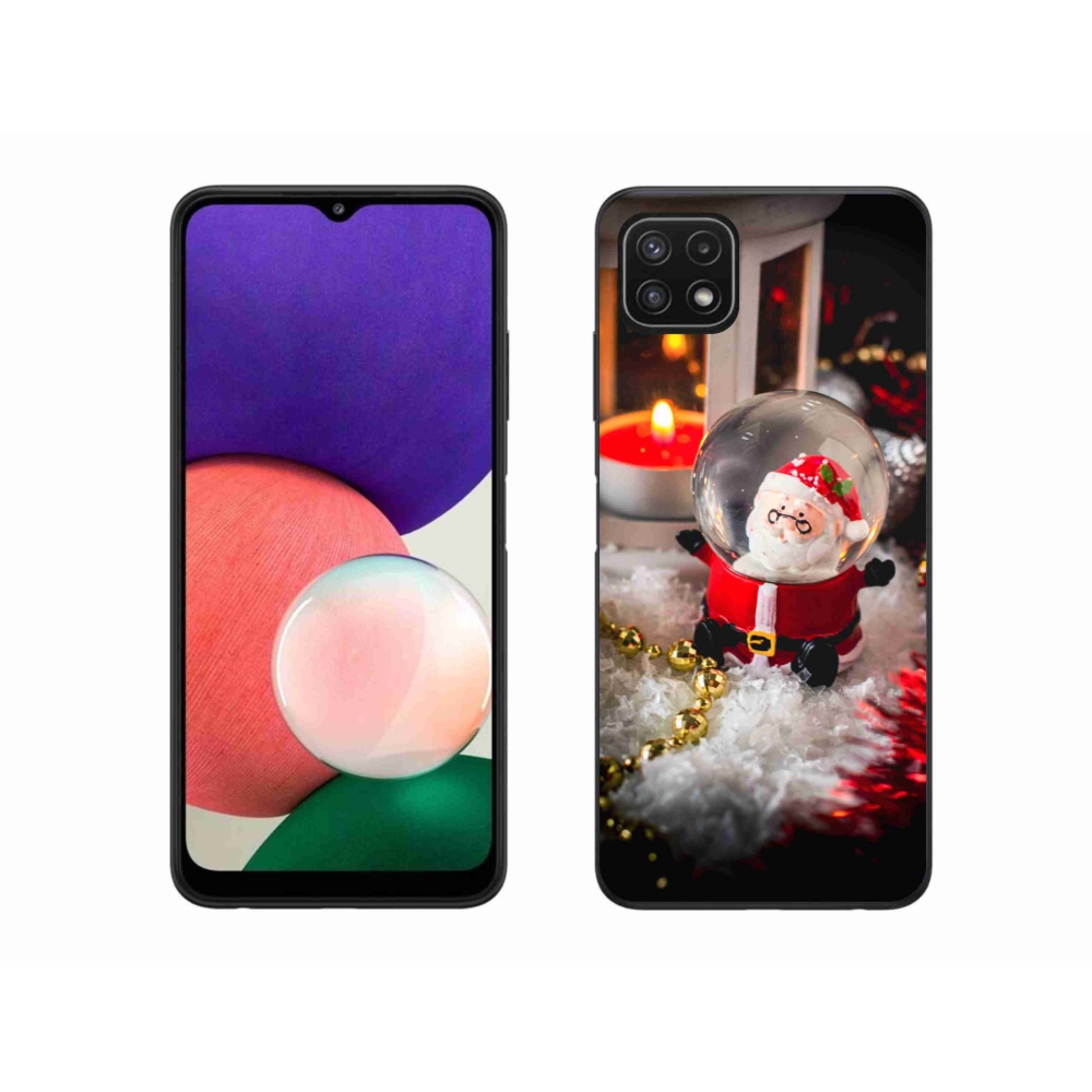 Gélový kryt mmCase na Samsung Galaxy A22 5G - Santa Claus 1