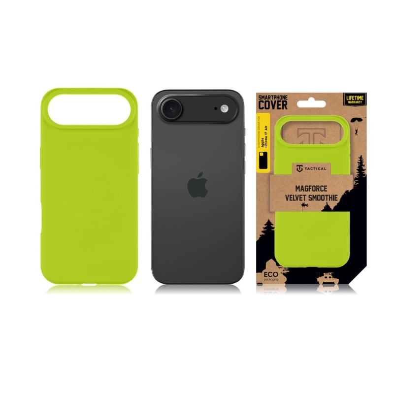 Taktický kryt MagForce Velvet Smoothie Cover pre Apple iPhone 17 Air Avocado
