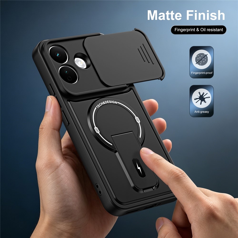 Finish odolný kryt s MagSafe na mobil Xiaomi Redmi Note 17 4G/5G - čierny