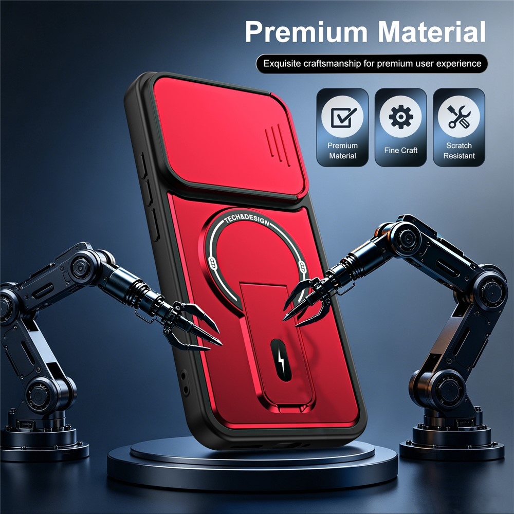 Finish odolný kryt s MagSafe na mobil Xiaomi Redmi Note 17 4G/5G - červený