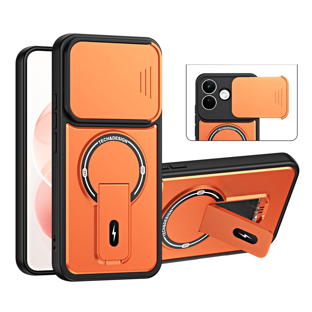 Finish odolný kryt s MagSafe na mobil Xiaomi Redmi Note 17 4G/5G - oranžový