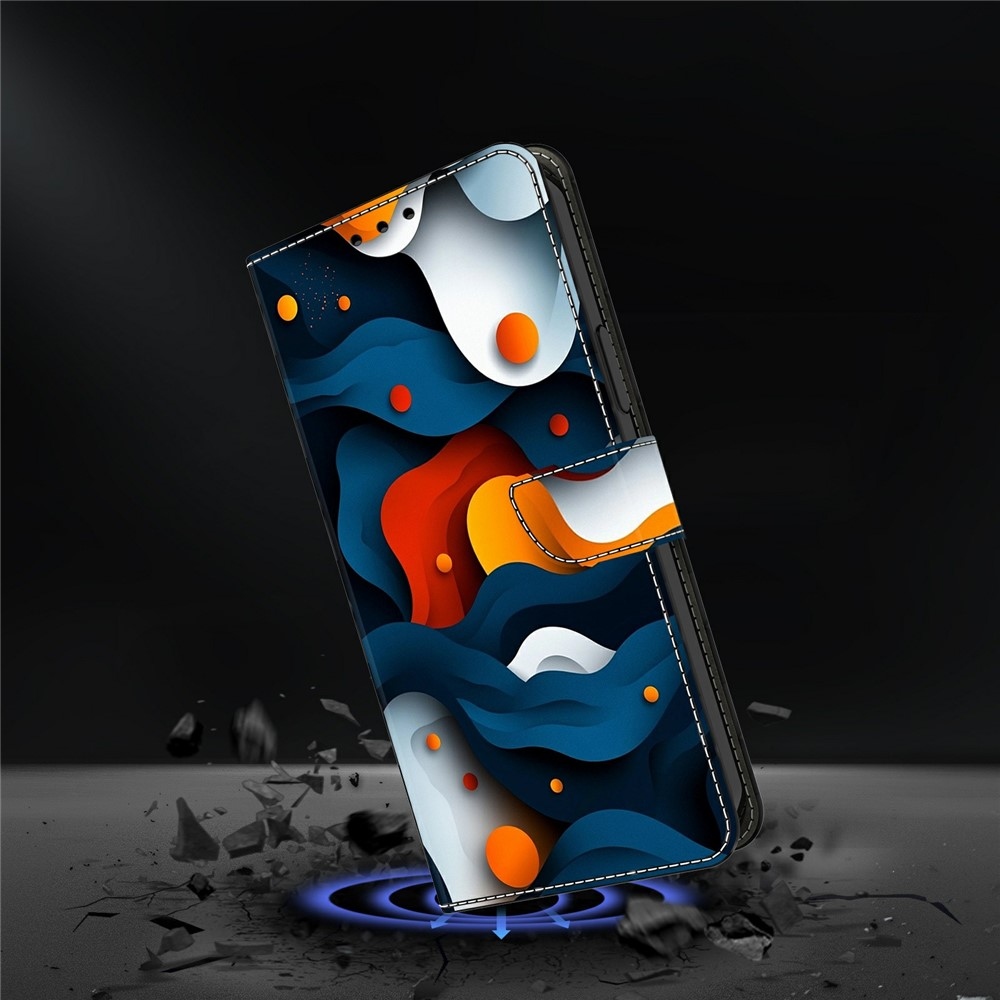 Firmly knižkové púzdro na Samsung Galaxy A37 5G - abstraktný vzor