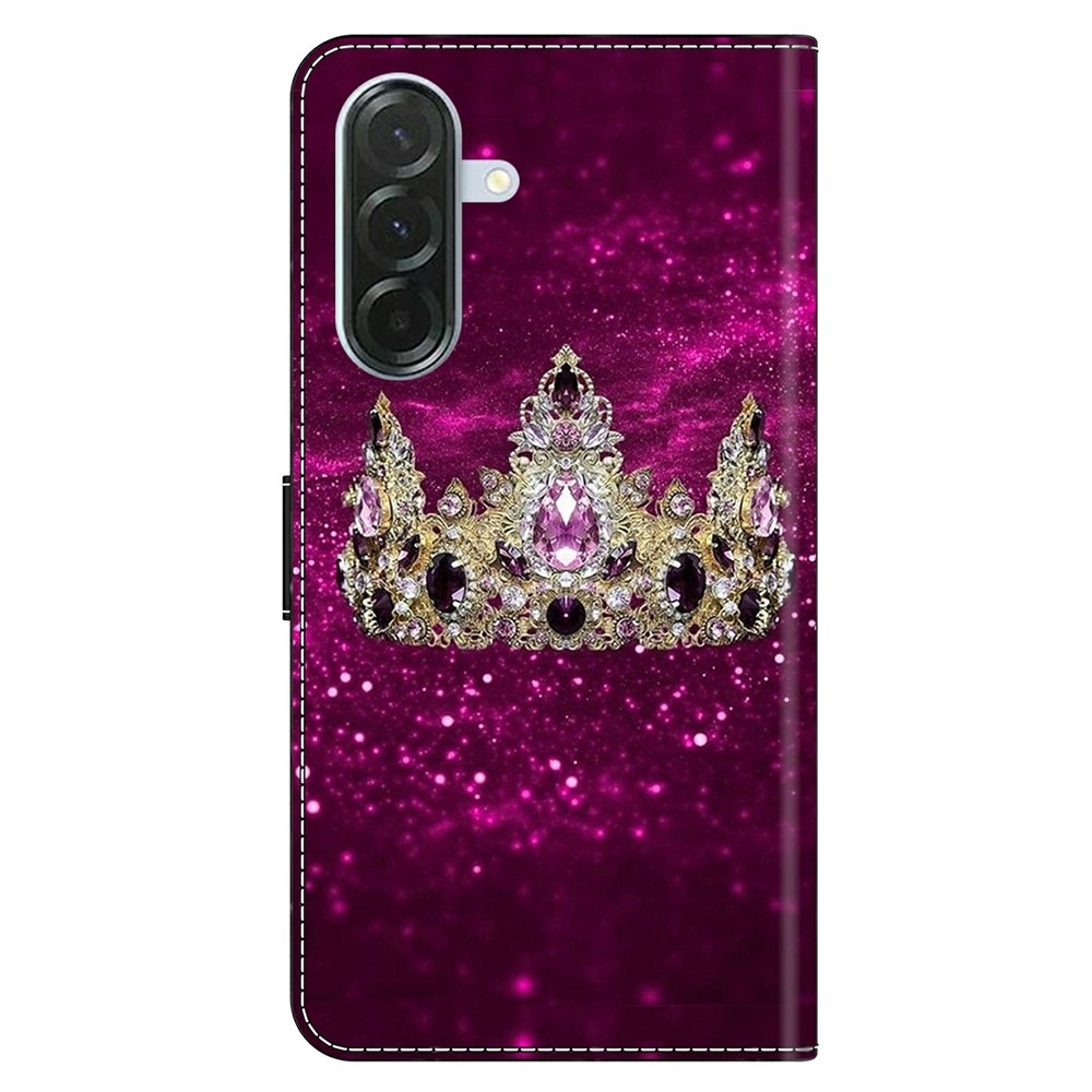 Firmly knižkové púzdro na Samsung Galaxy A57 5G - diamantová koruna