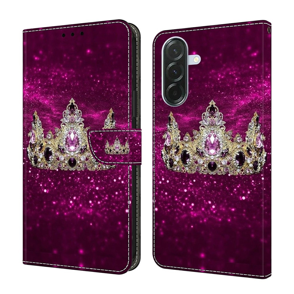 Firmly knižkové púzdro na Samsung Galaxy A57 5G - diamantová koruna