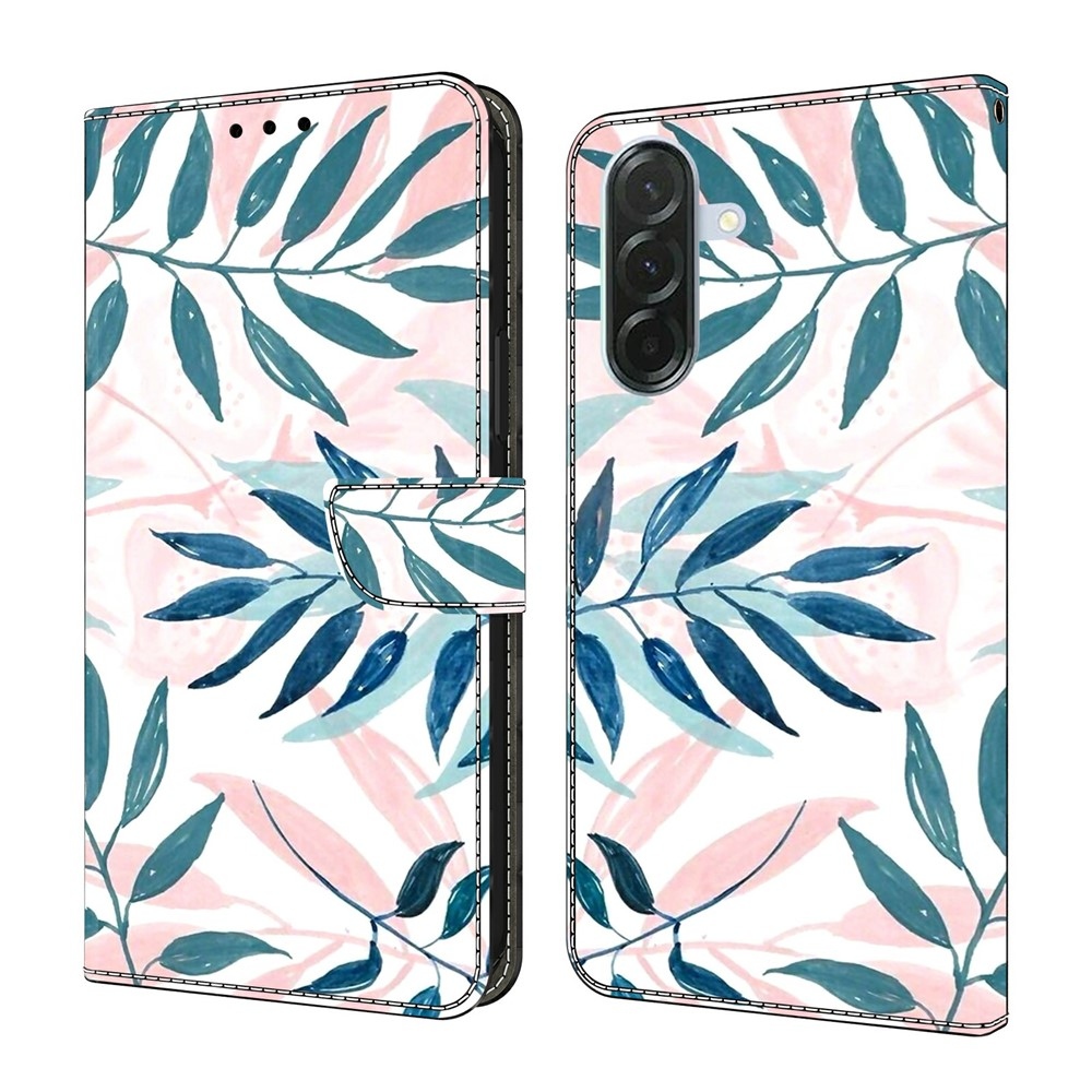 Firmly knižkové púzdro na Samsung Galaxy A57 5G - kreslené kvety