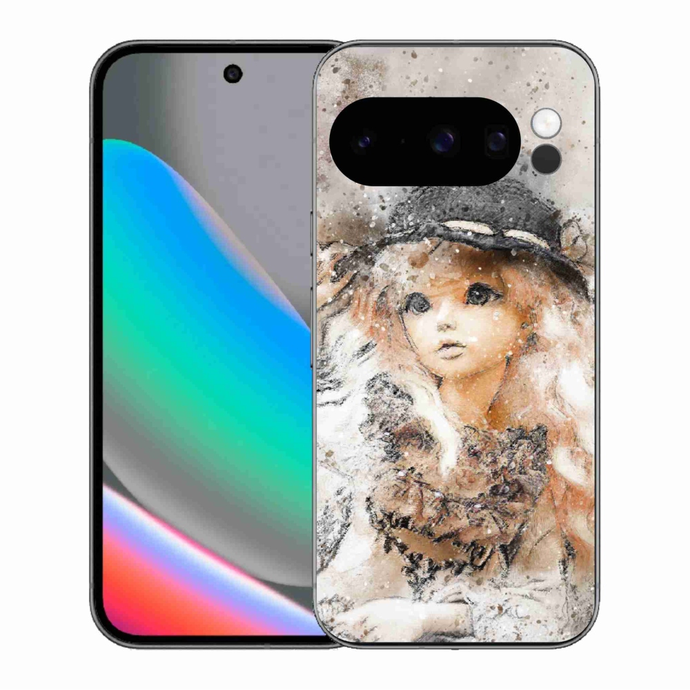 Gélový kryt mmCase na Google Pixel 10 Pro - dievčatko s klobúkom