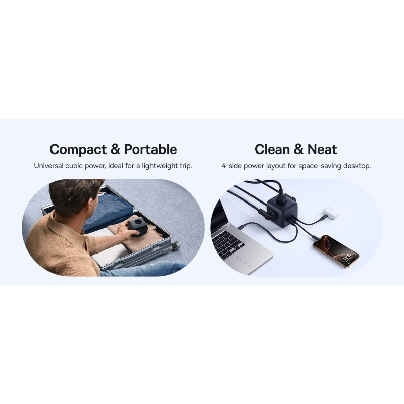 Baseus EnerFill FA11 6v1 Power Cube 67W Cosmic Black